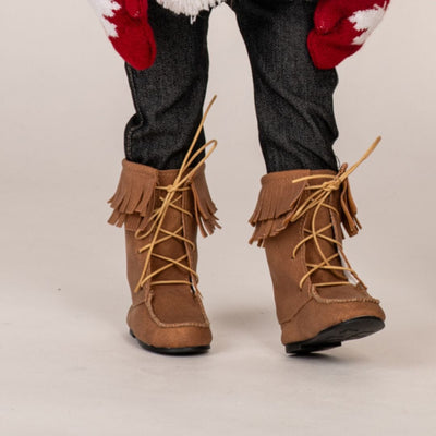 Buckskin Boots for 18-inch Doll