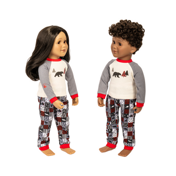 Woodland Wildlife PJ's for 18-inch Dolls