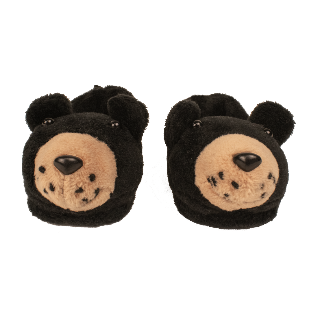 Black Bear Slippers for 18-inch Dolls