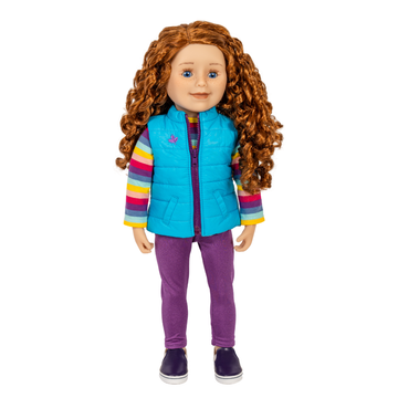 KMF59 Maplelea&ME! Doll (long red hair, blue eyes, freckles)