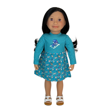 2024 Saila (Undressed) with Arctic Animals Dress Set and Criss Cross Sandals - Limited Quantities Available