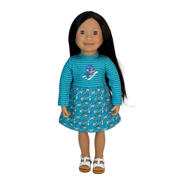 2025 Saila (Undressed) with Arctic Animals Dress Set and Criss Cross Sandals - Limited Quantities Available
