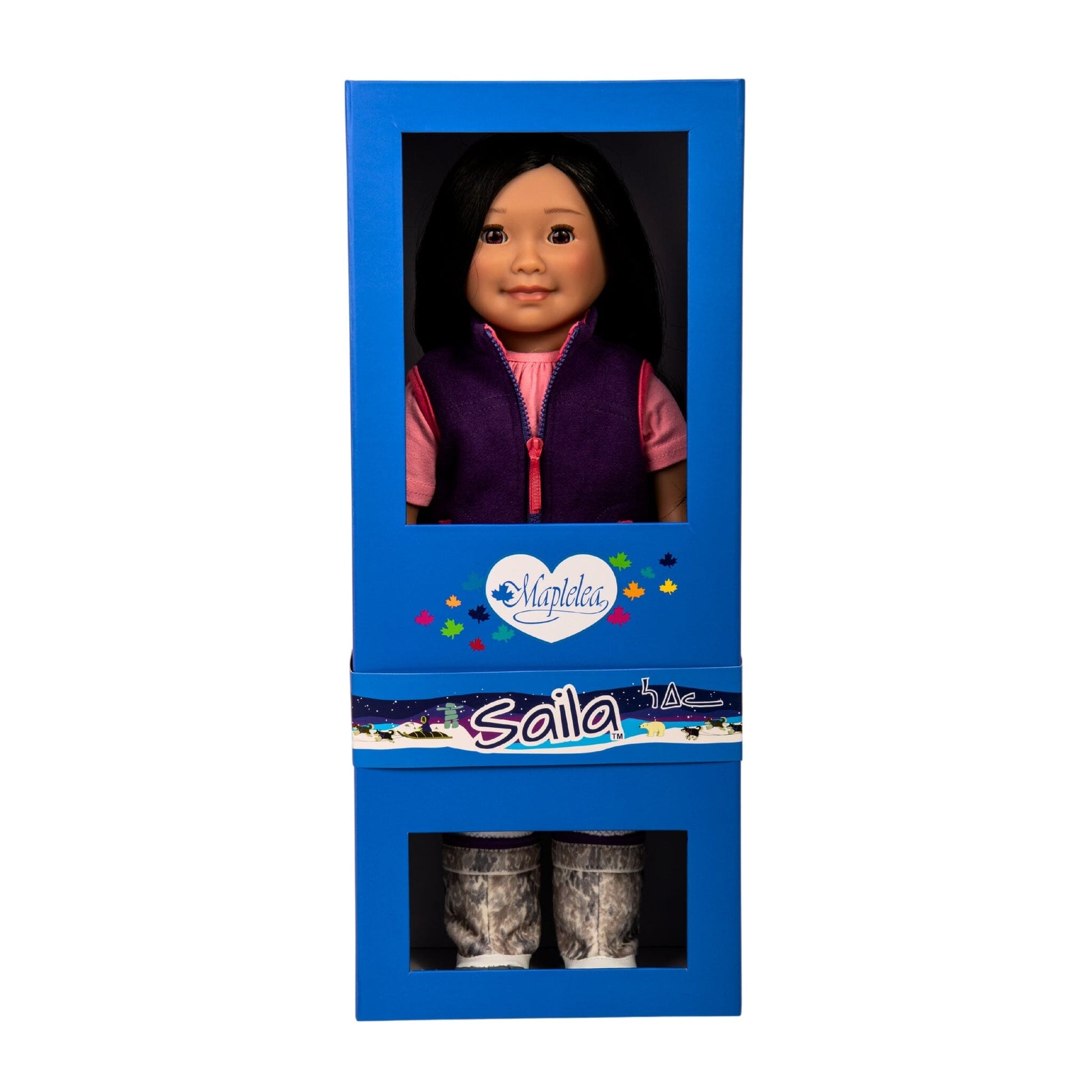 saila 18-inch Inuit doll from Nunavut in box