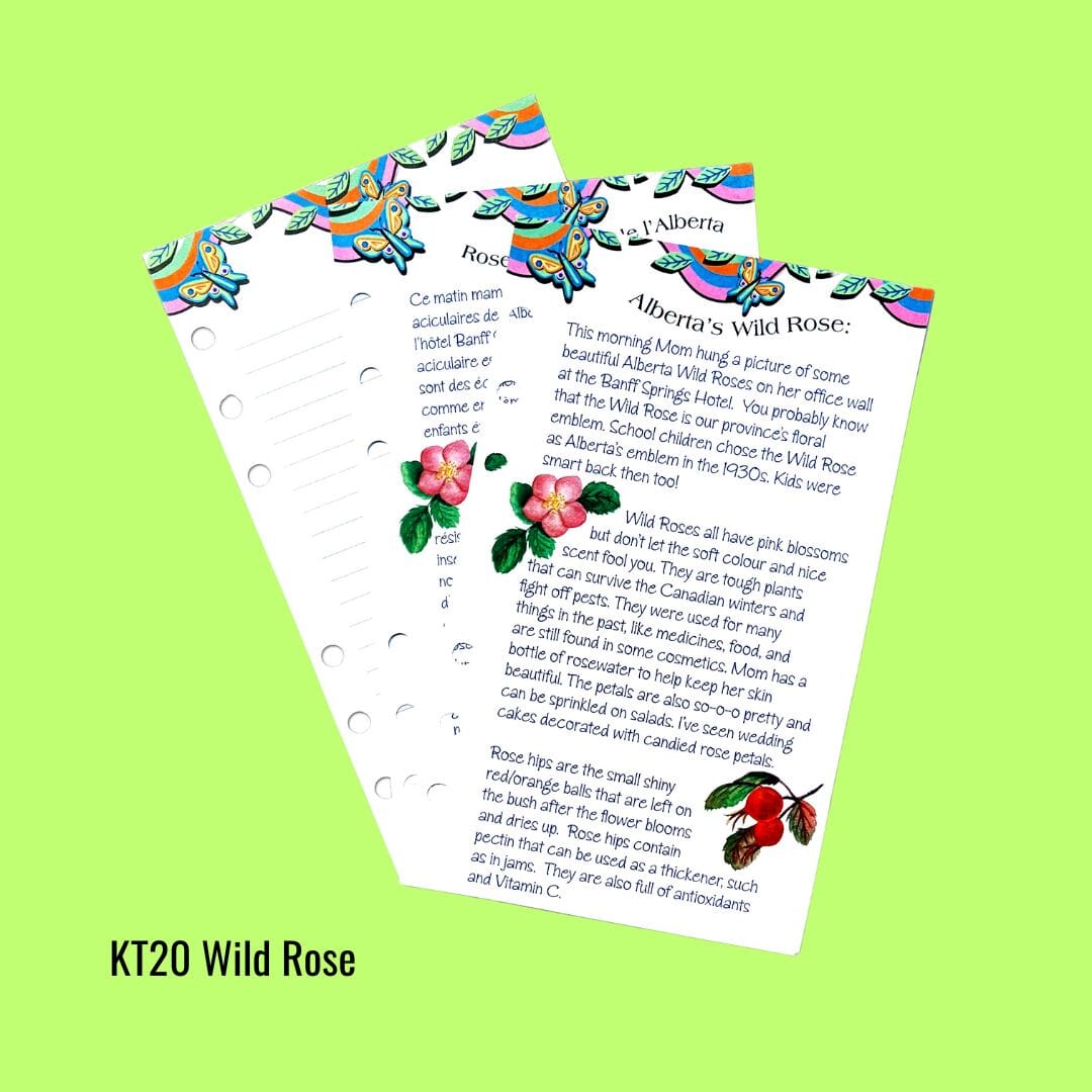 Pages de journal KT20 Wild Rose