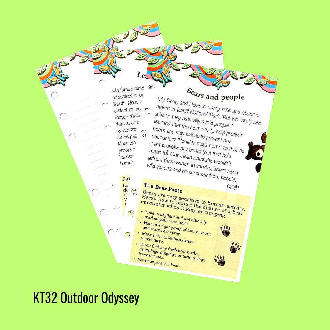 KT32 Outdoor Odyssey Journal Pages
