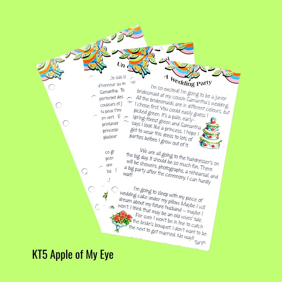 KT5 Apple of My Eye Journal Pages