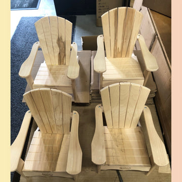 Muskoka Chair (Paintable) for 18-inch Dolls