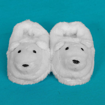 Polar Bear Slippers for 18-inch Dolls