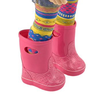 XKC1 - Pink Boots for 18-inch Dolls