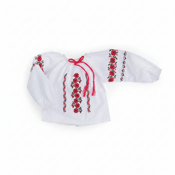Ukrainian Dance Shirt/Blouse for 18-inch Doll