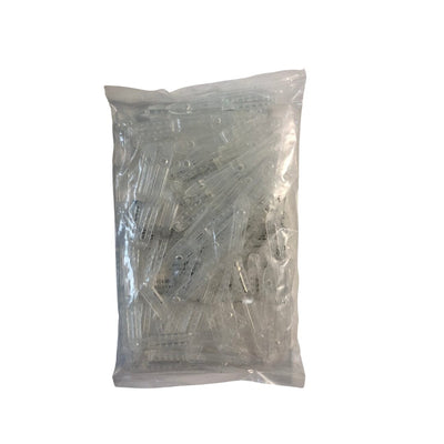 XK133AA - Bag of 100 Clear Hair Clips
