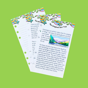 XKT9 Aqua Marine JOURNAL PAGES