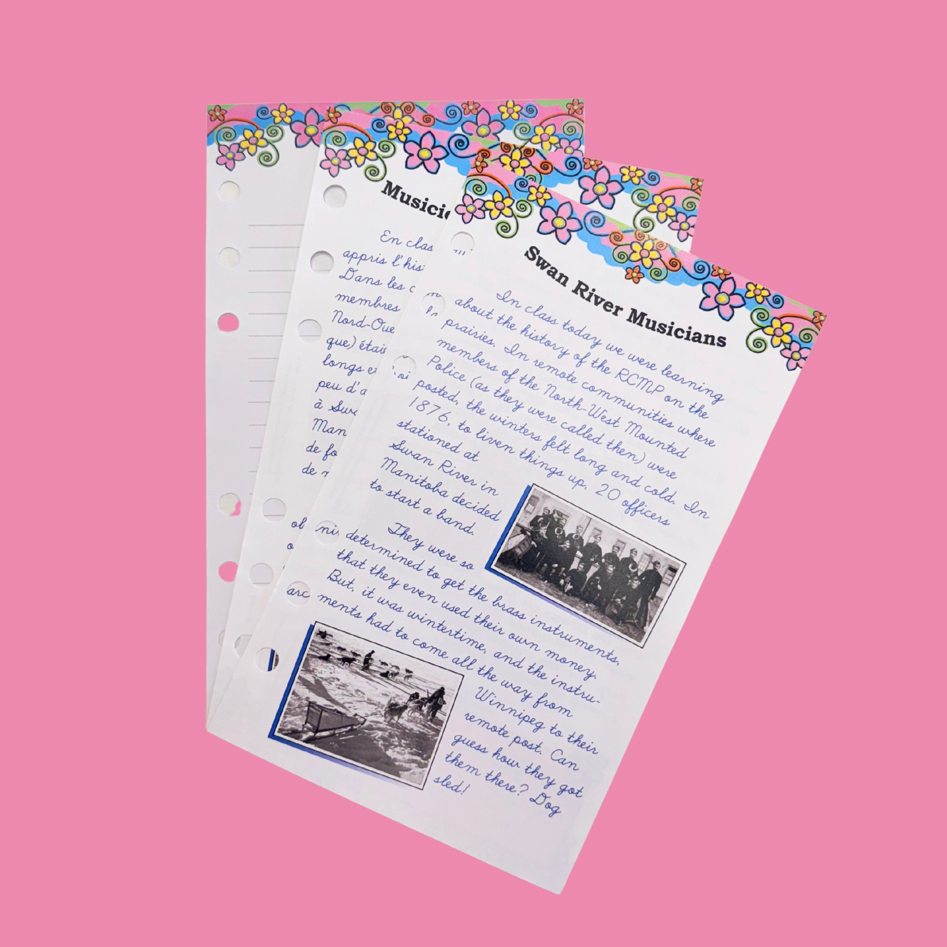 Briannes swan river slip on shoes journal pages.