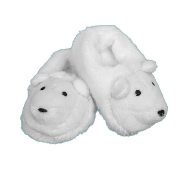 Polar Bear Slippers for 18-inch Dolls