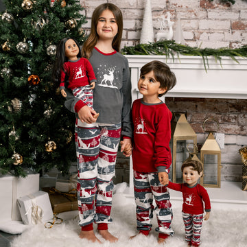 Forest Snow Matching Family PJs