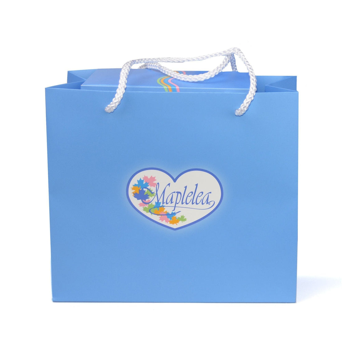 Sac cadeau bleu Maplelea - Ensemble de 6 petits sacs