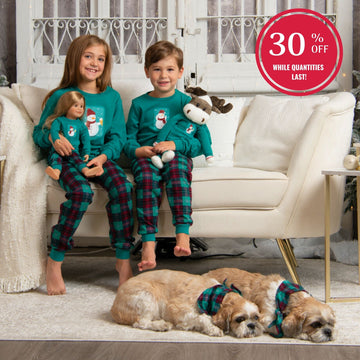 Go With The Snow! Matching Family PJs