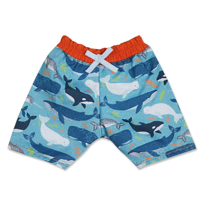 Whale Print Swim Shorts (Second)
