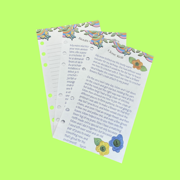 XKT40 Close Knit JOURNAL PAGES