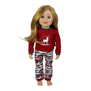KMF14 (Undressed) with Forest Snow PJs - Limited Quantities Available - 18" Dolls