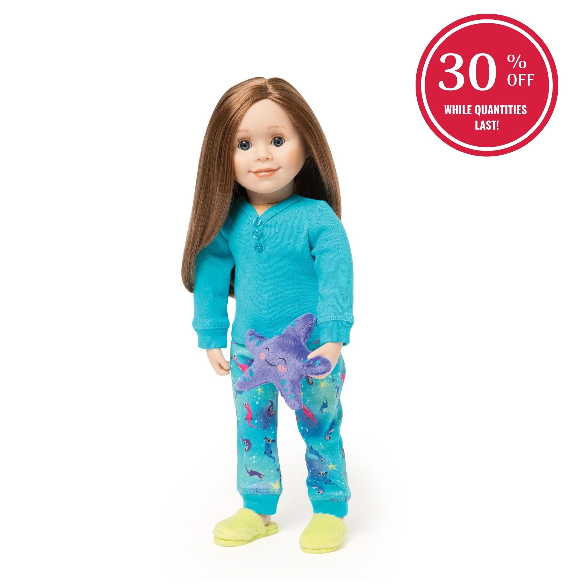 Sea Otter Sleepwear for 18-inch Dolls
