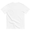 Back view of a plain white adult T-shirt displayed against a light gray background. The shirt features short sleeves, a crew neckline, and no visible graphics, text, or design elements on the back.