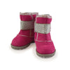 Banff Big 3 pink snow boots for 18 inch dolls