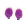 Dream Team purple fuzzy slippers fits all 18 inch dolls.