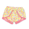 Holiday Hooray summer multi-coloured tulip-style patterned shorts fits all 18 inch dolls.