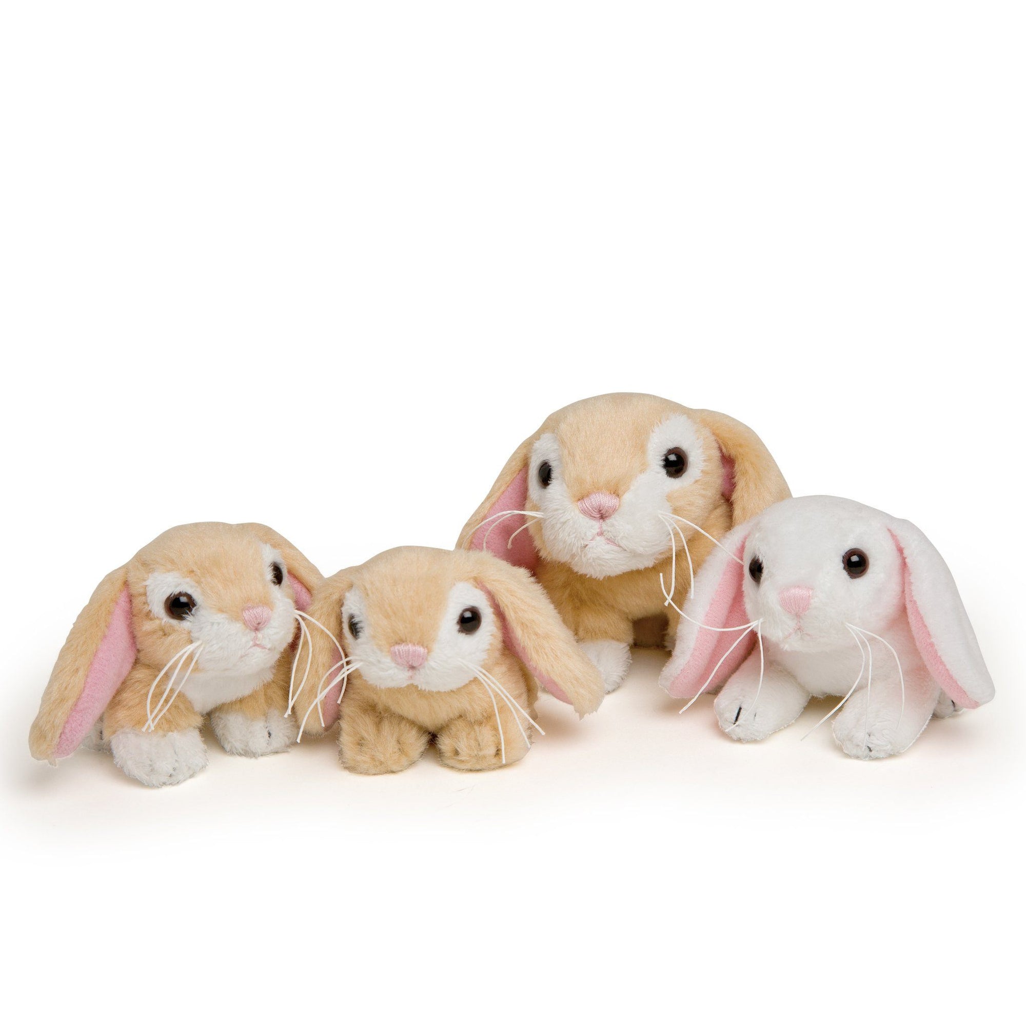 Hoppit and her bunnies is 1 mom lop-eared dwarf rabbit and her 3 baby bunnies. For all 18 inch dolls. 
