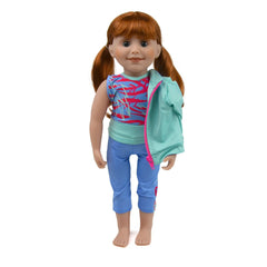 Jenna's Activewear Yoga Set for 18 inch dolls - Maplelea