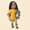 Raccoon themed sleepwear for Toronto doll Alexi