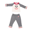 Iconic Canadian doll pjs for 18 doll with canoe and animal pattern matches family pjs