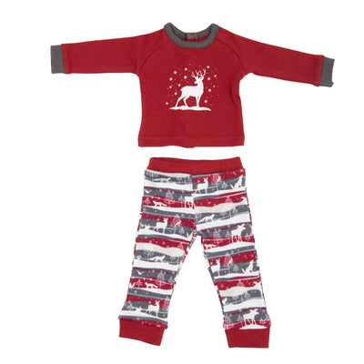 Forest Snow PJs for Dolls