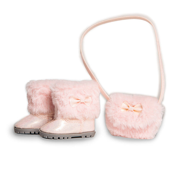 Fluffy ugg clearance boots pink