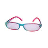 Two tone pink and aqua glasses for 18 inch dolls