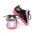 Black, purrple and pink curling shoes included in curling play set. Fits all 18 inch dolls. 