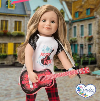 Maplelea Guitar for 18-inch dolls