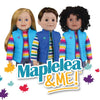 Maplelea and Me is a line of diverse dolls with different hair eye and skin tones