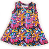 Maplelea 18 inch doll Alexi starter outfit - graffiti print dress Alexi is from Toronto Ontario