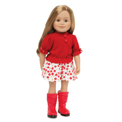 Maplelea Canadian Girl Doll Leonie from Quebec.  18 inch doll.