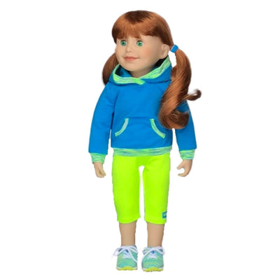 Jenna the Canadian Girl doll from Nova Scotia is dressed in casual comfortable clothing