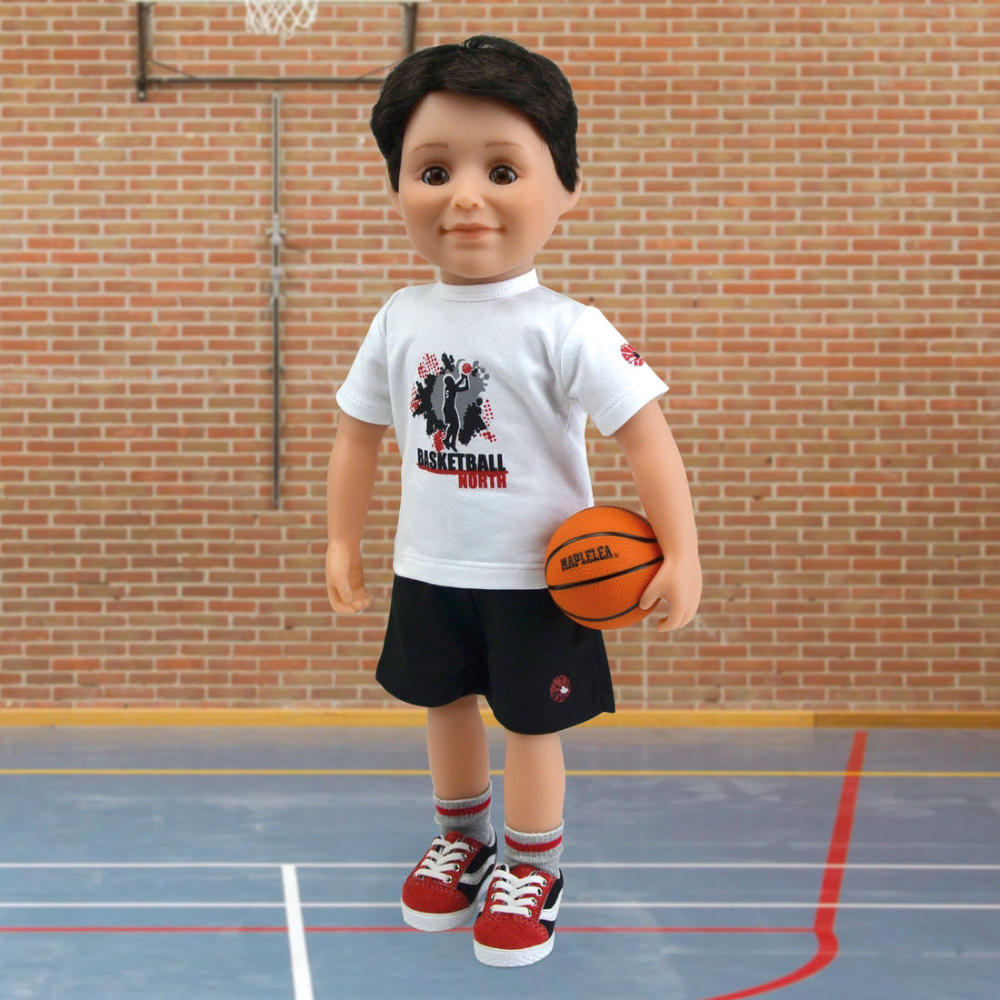 red and black runners for boy dolls and girl dolls