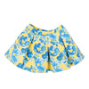 Blue and yellow floral skirt fits all 18 inch dolls