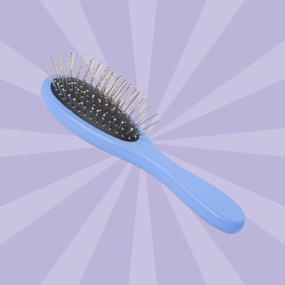 maplelea metal-bristle hair brush for all 18-inch dolls on white background.