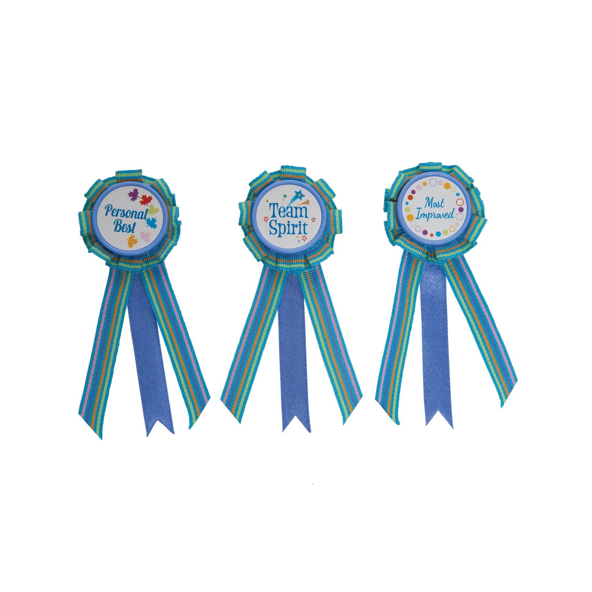 winner's circle 3 participation ribbons for all 18 inch dolls flat image with white background.